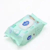 Влажные салфетки для детей FUN, 0+, с крышкой, лисёнок и жираф, 120 шт., МИКС