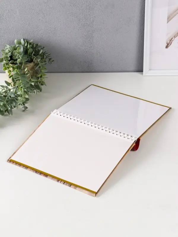 Фотоальбом 10 магнитных листов "Розы" 23X28см, пер-т внутр.спираль