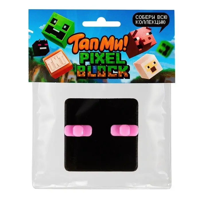 Сквиш антистресс - игрушка "Майнкрафт", черный SQ008