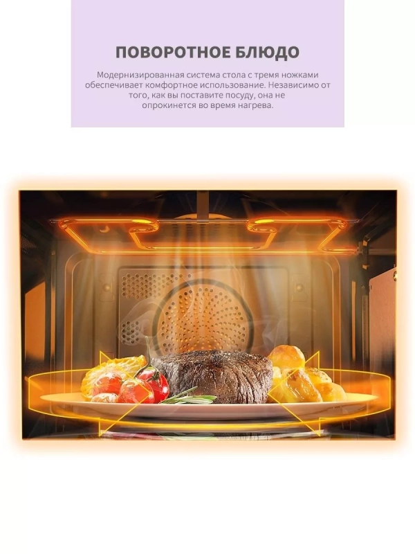 Встраиваемая микроволновая печь CBM200GB, 20 л, 8 программ Встраиваемая микроволновая печь CBM200GB, 20 л, 8 программ