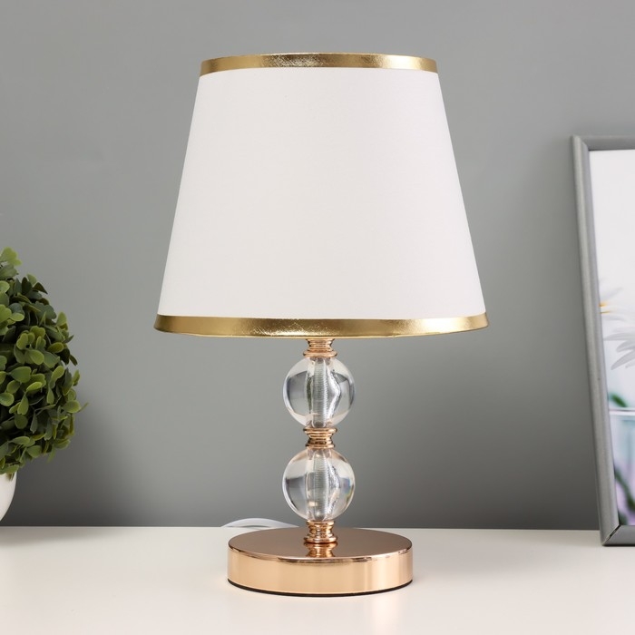 Настольная лампа Настольная лампа "Лайма" Е27 40Вт золото 21х21х36 см