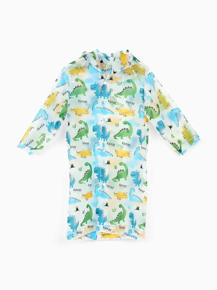 Дождевик детский &laquo;Динозавры&raquo;, рост 125-155