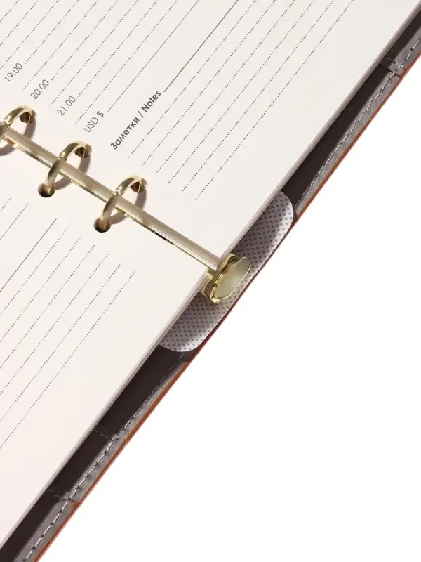 Органайзер на кольцах, А5, с клапаном, 80л, линия, к/зам, с ручкой, Коричневый Органайзер на кольцах, А5, с клапаном, 80л, линия, к/зам, с ручкой, Коричневый