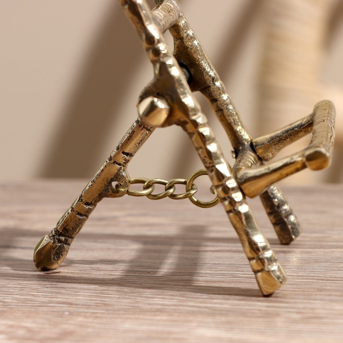 Мольберт мини  Мольберт мини "Стэн" латунь 8х6х10,5 см