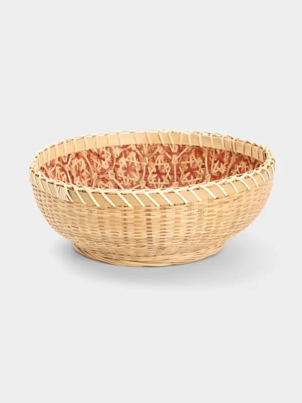 Фруктовница бамбуковая, 25 см