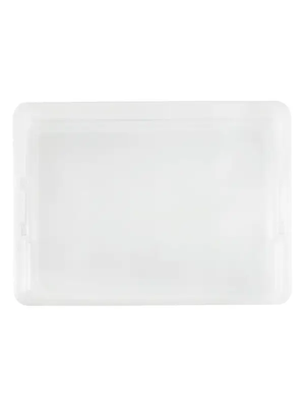 Контейнер для документов Стамм А4, 260&times;350&times;65 мм, пластик, с защелками, прозрачный