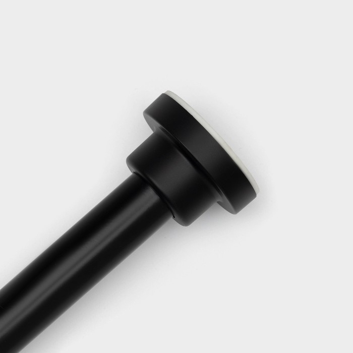 Карниз для ванной SAVANNA, телескопический, 110-200 см, нержавеющая сталь, цвет черный Карниз для ванной SAVANNA, телескопический, 110-200 см, нержавеющая сталь, цвет черный