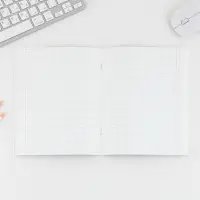 Тетрадь в клетку, 96 л., А5, на скрепке, блок №1, Energy