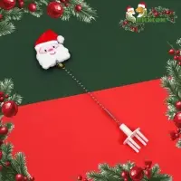 Игрушка-дразнилка для кошек &laquo;Дед мороз&raquo;, с креплением на когтеточку