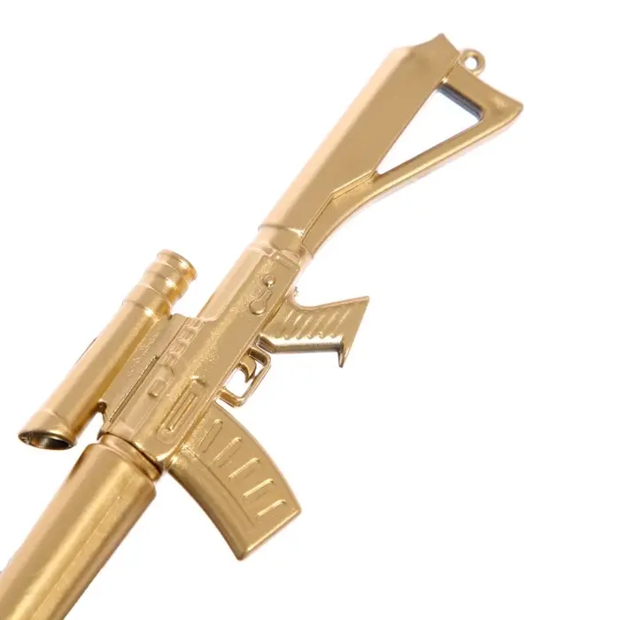 Ручка - прикол гелевая, «Винтовка», стержень синий