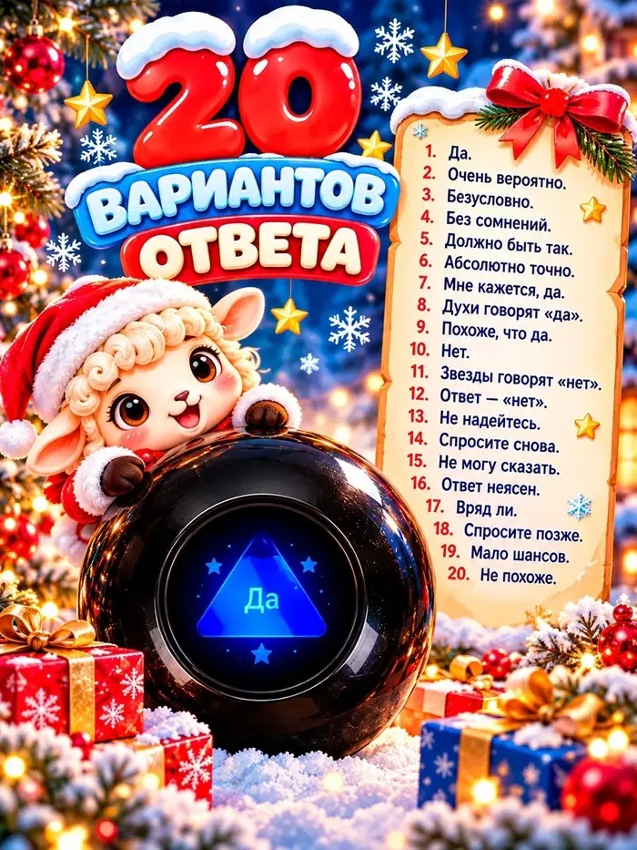 Шар желаний Puzzle &laquo;Загадай желание с Овечкой&raquo;, 7 см