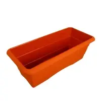 Ящик балконный для цветов, 10 л, 47&times;22&times;16.5 см, пластиковый, цвет терракот