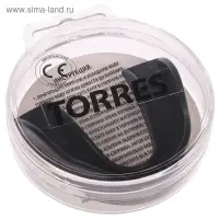 Капа боксёрская TORRES PRL1023BK, термопластичная, евростандарт CE approved, цвет чёрный