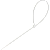 Стяжка (хомут) 300 мм x 3,6 мм,Bigtech BT-CT-300-36-W нейлон,бел, 100 шт/уп