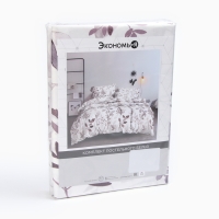 Постельное бельё Экономь и Я евро Spring morning 200*215см,200*215см,50*70см-2 шт, полисатин, 80 г/м²