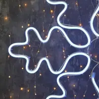 Светодиодная фигура &laquo;Снежинка&raquo;, 67 см, 600 LED, 220 В, свечение синее