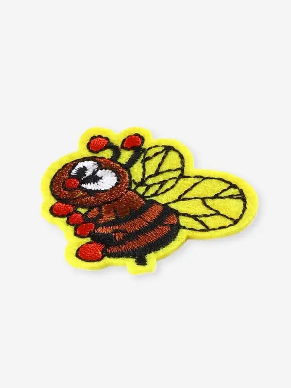 Термоаппликация «Пчёлка», 4×3.5 см, разноцветная Термоаппликация «Пчёлка», 4×3.5 см, разноцветная