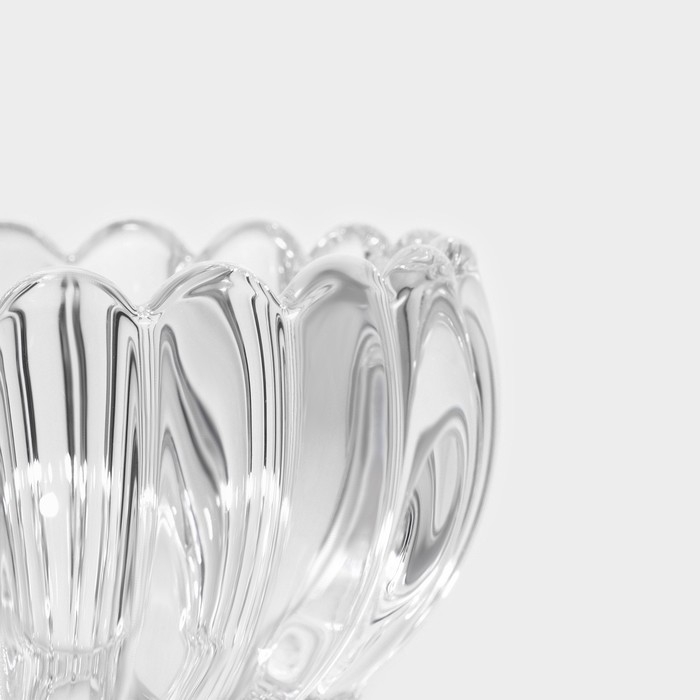 Сахарница стеклянная Доляна «Любава», 250 мл, 10×10,5 см Сахарница стеклянная Доляна «Любава», 250 мл, 10×10,5 см