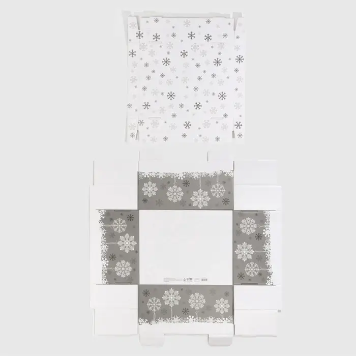 Коробка подарочная новогодняя складная Let it snow, 31&times;25.5&times;16 см, Новый год