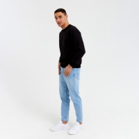 Свитшот мужской MINAKU: Casual collection MAN цвет чёрный, размер 52