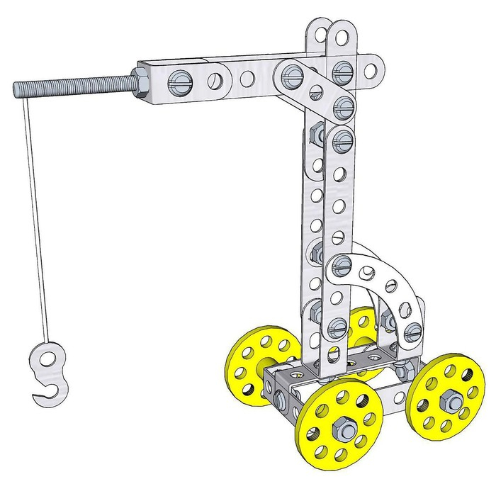 Конструктор металлический для уроков труда 5 в 1 Конструктор металлический для уроков труда 5 в 1