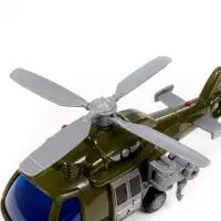 Вертолёт военный "Импульс", инерционный, со светом и звуком 61830