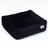 Лежанка для кошек и собак велюровая Pet Lab, 45 х 40 х 15 см, синяя Лежанка для кошек и собак велюровая Pet Lab, 45 х 40 х 15 см, синяя