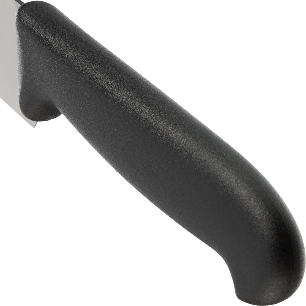 Нож универсальный  лез 200 мм  толщ 2 мм  3Cr13   черная пластиковая ручка