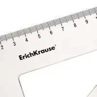 Треугольник 60*, 22 см, ErichKrause Clear