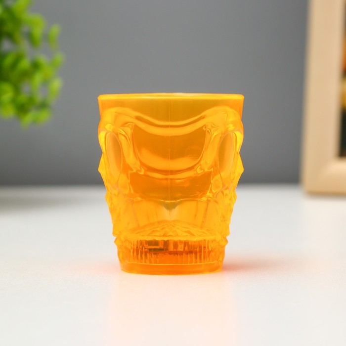 Фужер с подсветкой "Хэллоуин" LED 1Вт от батареек LR41 оранжевый 6х5х5см RISALUX Фужер с подсветкой "Хэллоуин" LED 1Вт от батареек LR41 оранжевый 6х5х5см RISALUX