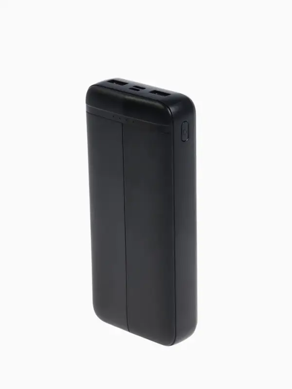 Внешний аккумулятор PB-04, 20000 мАч, 2 USB, 2 А, индикация, чёрный Внешний аккумулятор PB-04, 20000 мАч, 2 USB, 2 А, индикация, чёрный