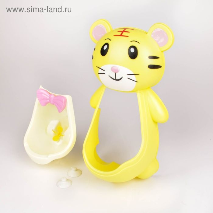 Детский горшок-писсуар на присосках «Тигрёнок», цвета МИКС Детский горшок-писсуар на присосках «Тигрёнок», цвета МИКС