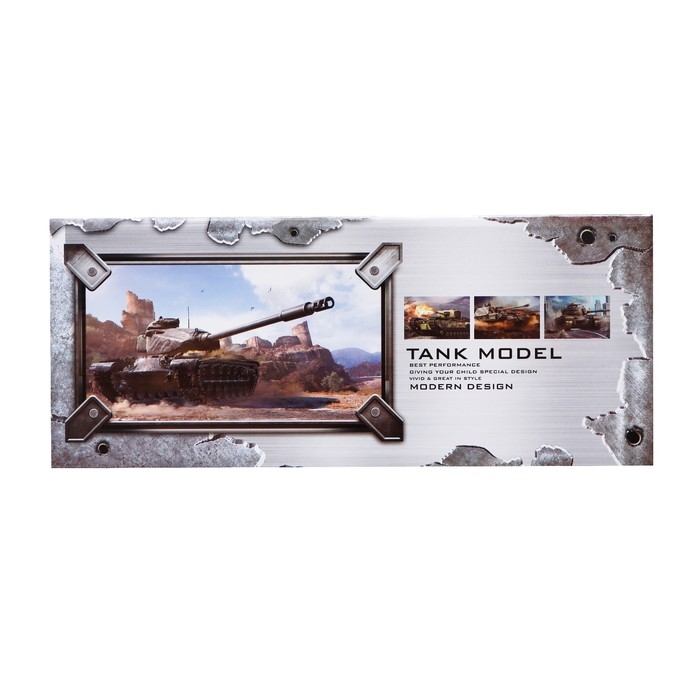 Танк радиоуправляемый «Атака», световые и звуковые эффекты, работает от аккумулятора, цвет зелёный