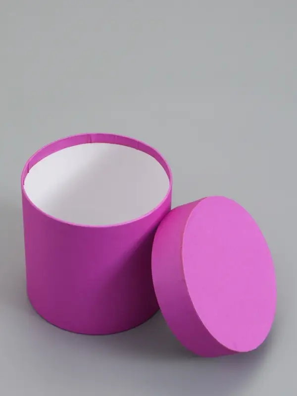 Набор шляпных коробок  4 в 1 "Фуксия" 18 &times; 18 ‒14 &times; 14 см