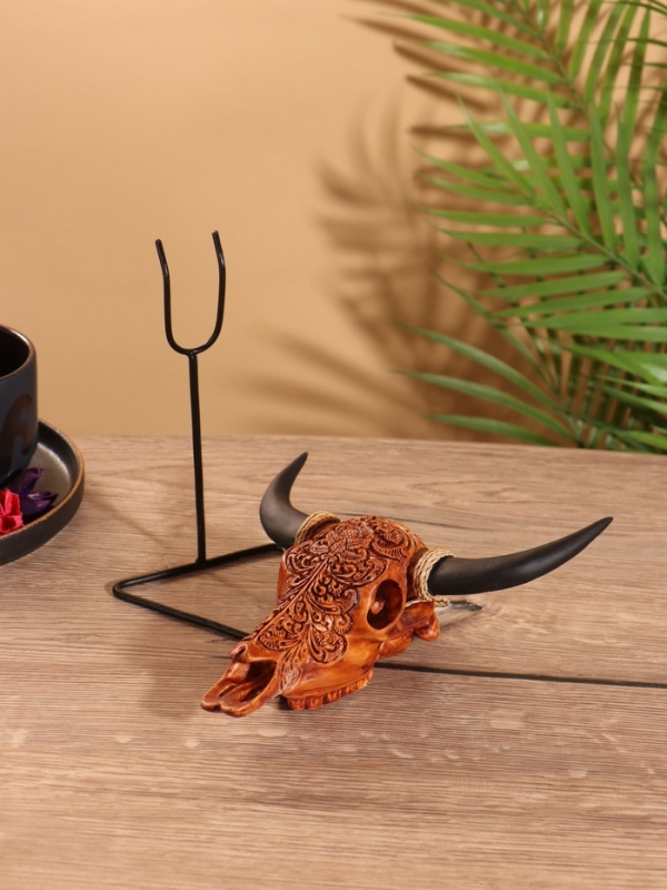 Сувенир «Череп буйвола», на стойке, 18×10×21 см Сувенир «Череп буйвола», на стойке, 18×10×21 см