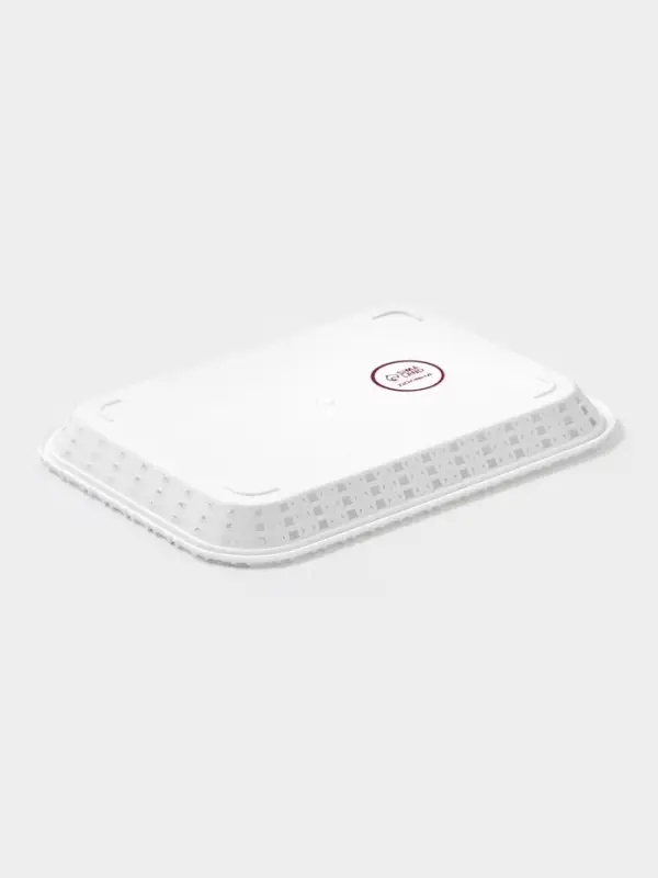 Поднос прямоугольный Доляна &laquo;Плетение&raquo;, 20.5&times;15&times;2 см, белый