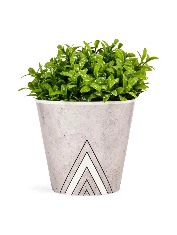 Кашпо  «Черно-белый стиль» 0,8 л