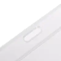 Бейдж горизонтальный, внешний 103&times;80 мм, внутренний 85&times;54 мм, пластик прозрачный