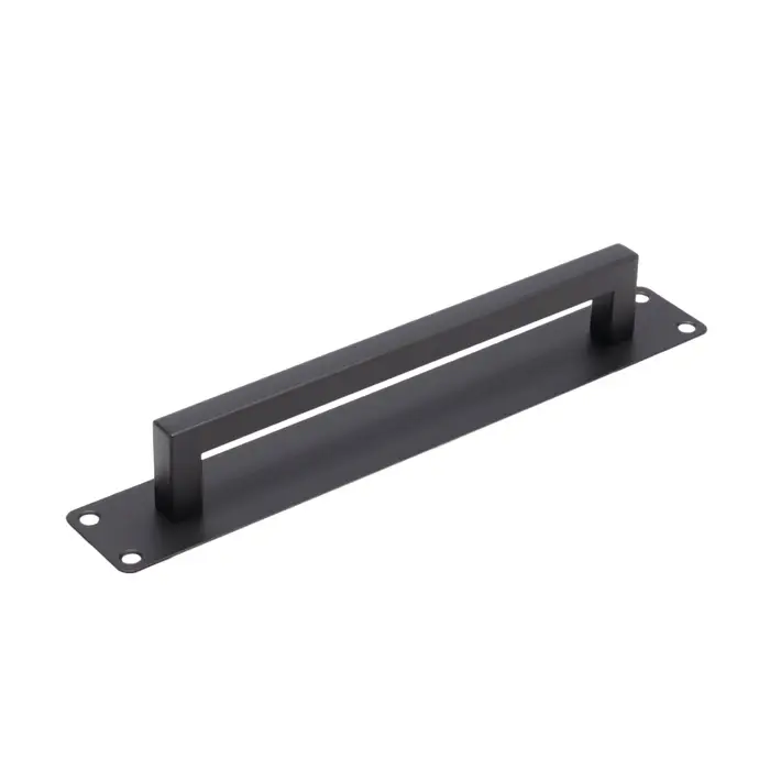 Ручка дверная, чёрная, 260&times;40 мм