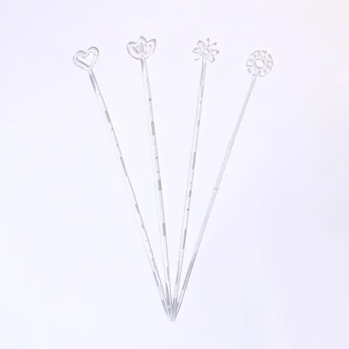 Опора для орхидей, h = 44 см, пластик, прозрачная, МИКС Опора для орхидей, h = 44 см, пластик, прозрачная, МИКС