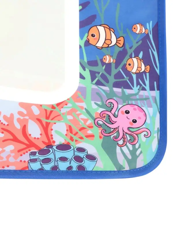 Коврик для рисования водой "Океан" 2 маркера