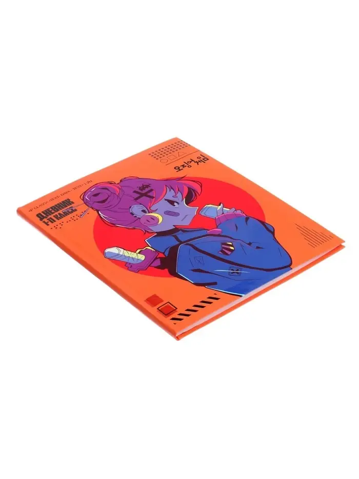 Дневник школьный для 1-11 классов, &laquo;Аниме. Девочка неон&raquo;, интегральная (гибкая) обложка, матовая ламинация, выборочный лак, 40 листов