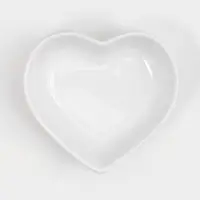 Соусник Доляна &laquo;Сердце&raquo;, 50 мл, 8&times;7.3 см, керамика, белый