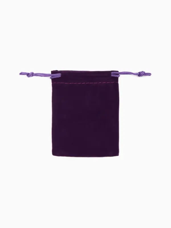 Мешочек бархатный, 7×9 см, фиолетовый Мешочек бархатный, 7×9 см, фиолетовый