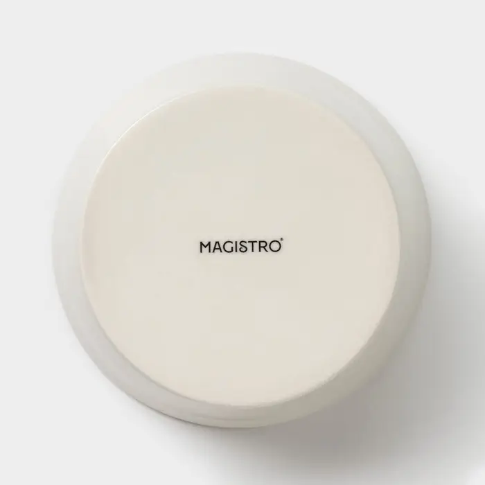 Салатники Magistro Whitewarm, 380/700/1.2 л, d=12/16/20.5 см, набор 3 шт., фарфор, белые