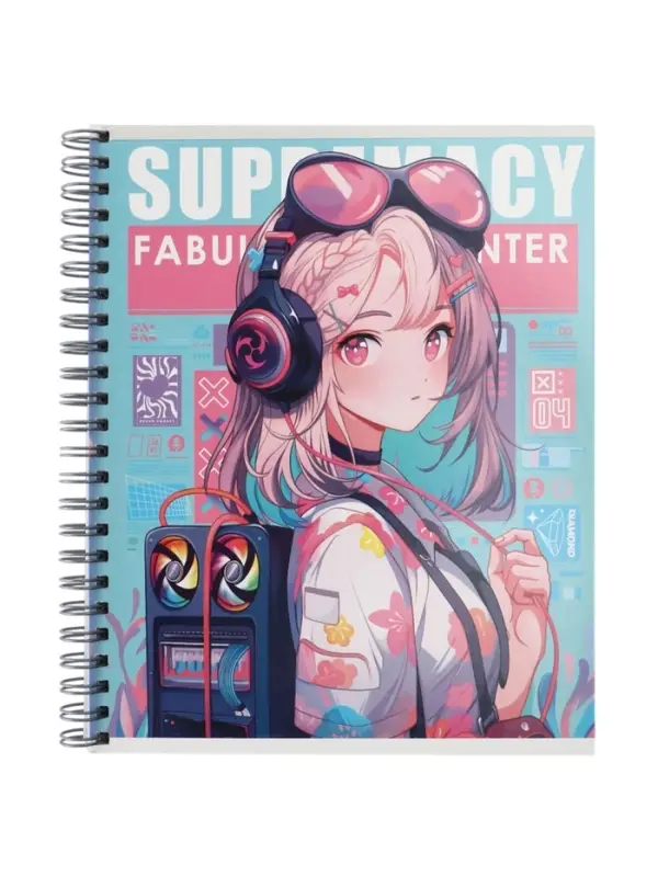 Компл тетр из 3шт 96л кл на гребне Аниме. Девочка в наушниках, мел карт, офсет (10296912) Компл тетр из 3шт 96л кл на гребне Аниме. Девочка в наушниках, мел карт, офсет (10296912)