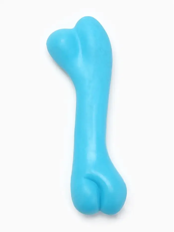 Жевательная игрушка для собак &laquo;Косточка классическая&raquo;, 12.3 с, TPR, голубая