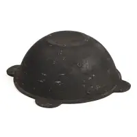 Казан, 6 л, плоское дно, алюминиевая крышка, чугун