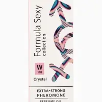 Парфюмерное масло женское с феромонами Formula Sexy Collection Crystal W118, 8 мл (по мотивам Bright Crystal (Versace)
