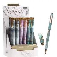 Ручка шариковая BrunoVisconti. Carrara.Bright 0.38 мм, стержень синий, МИКС